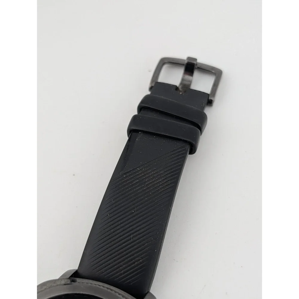 Samsung‎ Smart Watch Gear Sport HR GPS - Black Silicone Band, Working